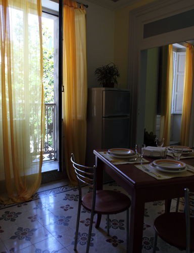 La sala da pranzo